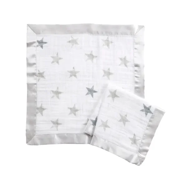 Aden + Anais Pack of 2 Essential Cotton Muslin Security Blankets - Dusty (23-19-382)