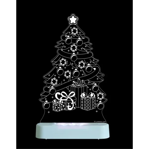 aloka multi coloured children s night light christmas tree