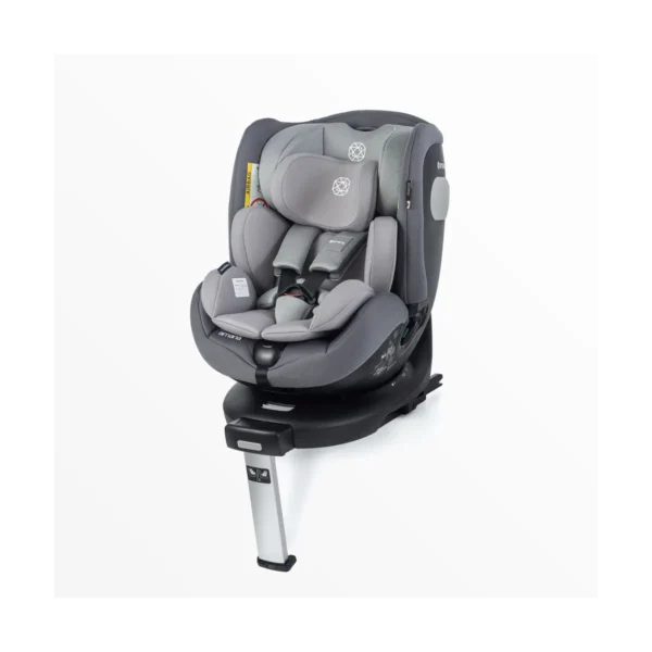 Amana Siena Twist+ 360 Spin ALL STAGE i-Size Group 0+/1/2/3 Car Seat - Pebble Grey (Exclusive to KK)