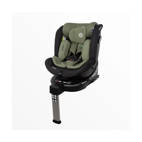 Amana Siena Twist 360 Spin i-Size Group 0+/1/2/3 Car Seat - Sage Green (Exclusive to Kiddies Kingdom)