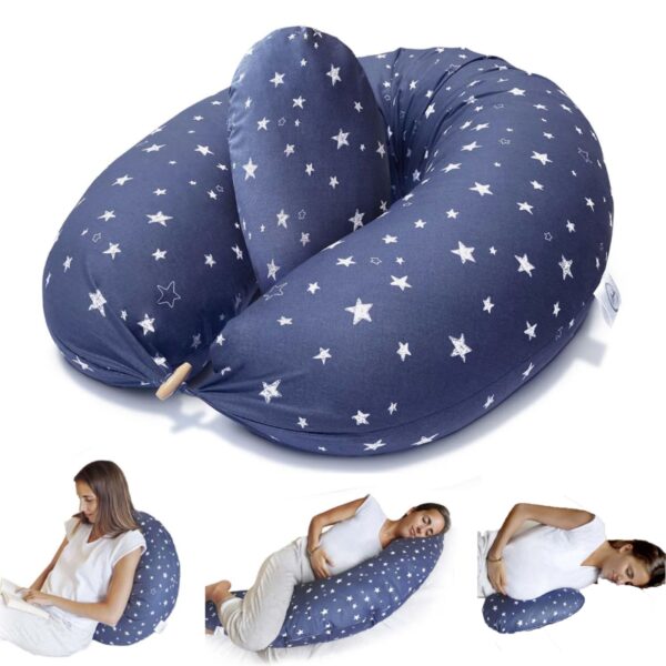 aya 4in1 multifunctional nursing pregnancy pillow stars