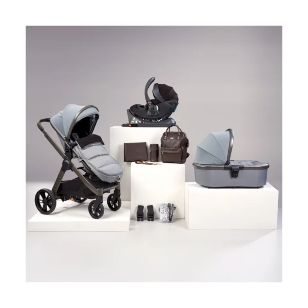 BabaBing Raffi 11 Piece Travel Bundle - Duck Egg Blue