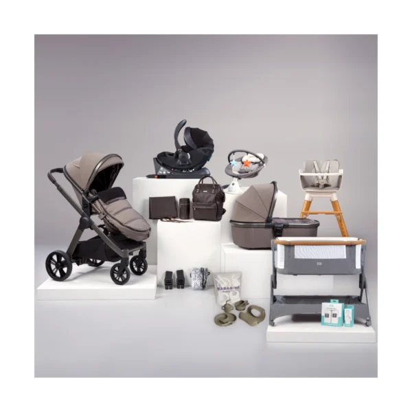 BabaBing Raffi 17 Piece Travel, Home & Feeding Bundle - Mink