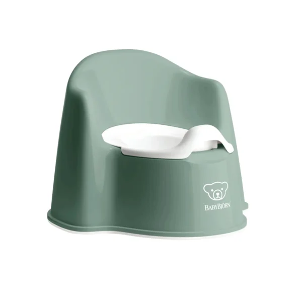 BABYBJÖRN Potty Chair - Deep Green/White