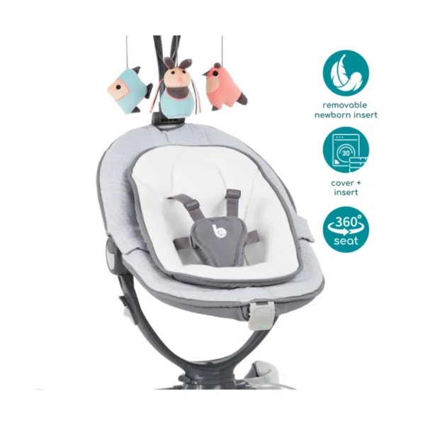 Babymoov Swoon Up Bouncer - Graphik Grey