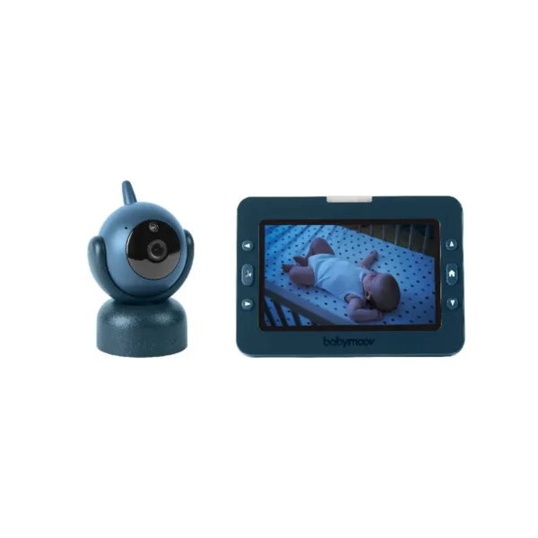 Babymoov Yoo Master+ Motorised 5" Screen Video Babymonitor - Blue