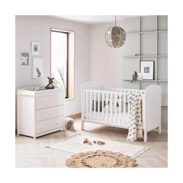 Babymore Aston 2 Piece Roomset-White