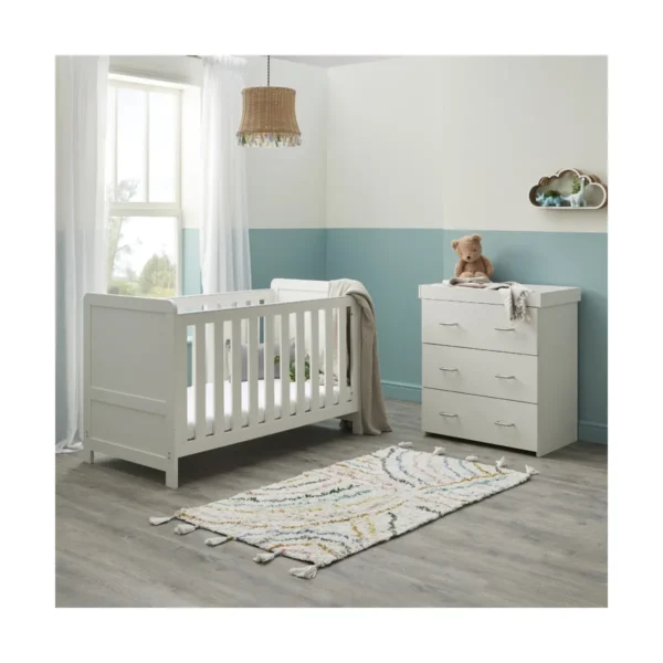 babymore caro 2 piece roomset white wash