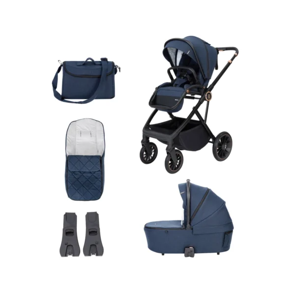 Babymore Chia Pram Pushchair - Midnight Blue