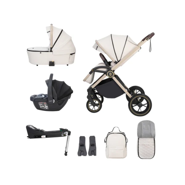 Babymore Kai Travel System Coco with Base - Sandstone