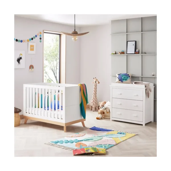 Babymore Mona Mini 2 Piece Roomset-White