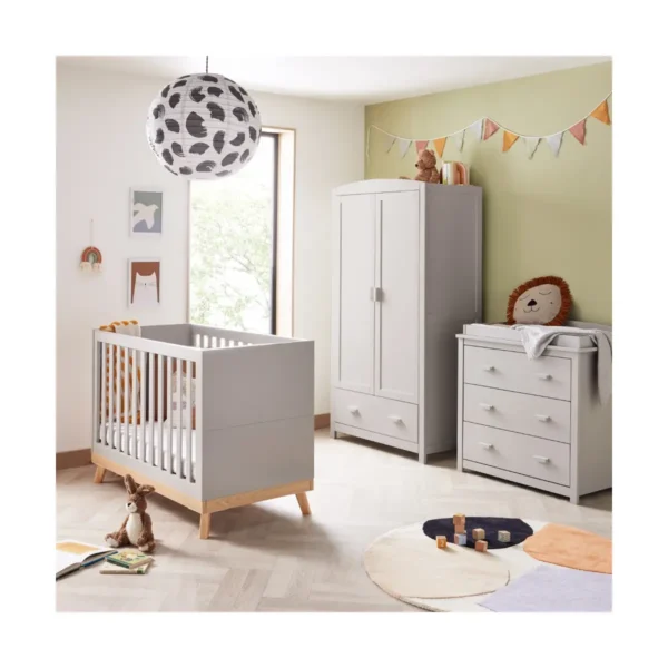 babymore mona mini 3 piece roomset grey