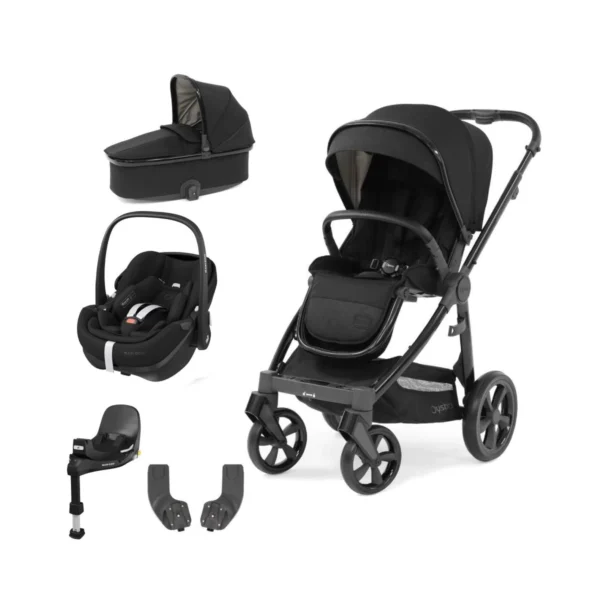 BabyStyle Oyster 3 Essential 5pc Bundle with Maxi Cosi Pebble 360 Pro Car Seat & Base - Pixel