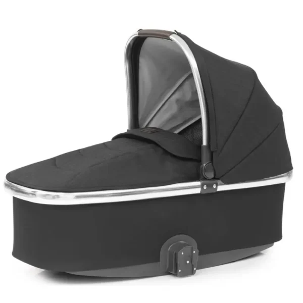 babystyle oyster 3 mirror finish carrycot caviar