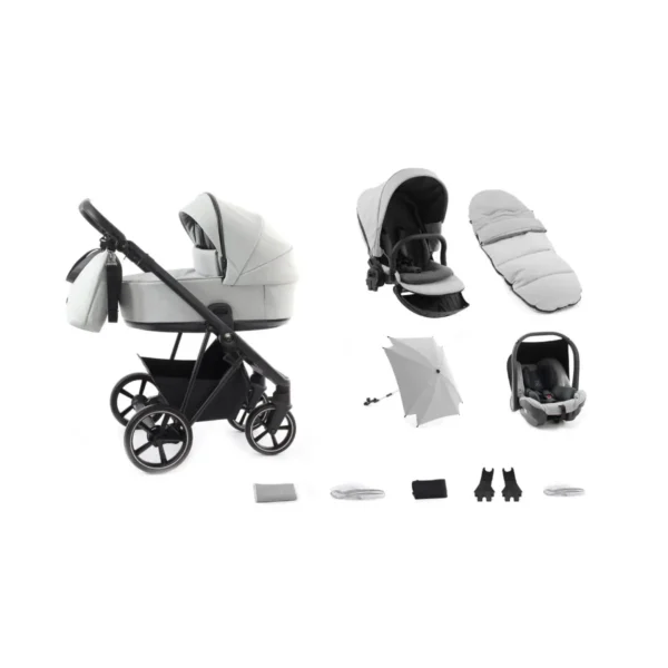 Babystyle Prestige with Vogue Chassis 12 Piece Bundle - Flint/Black