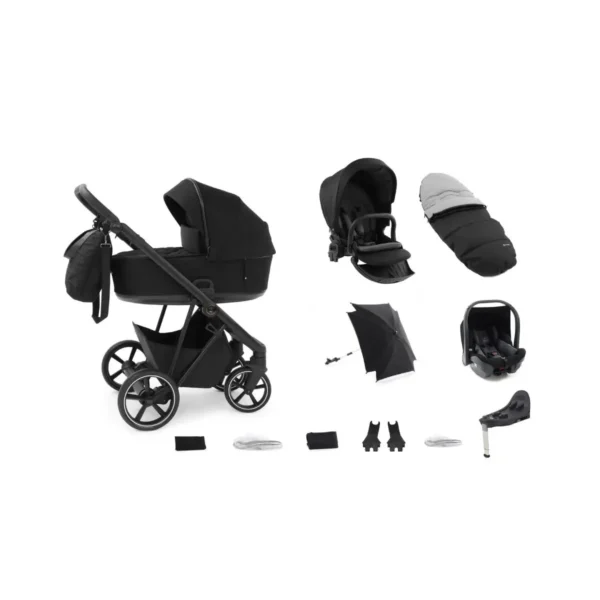 Babystyle Prestige with Vogue Chassis 13 Piece Bundle - Ebony/Black