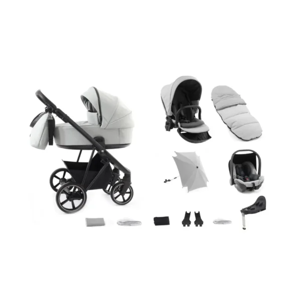 Babystyle Prestige with Vogue Chassis 13 Piece Bundle - Flint/Black