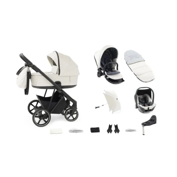 Babystyle Prestige with Vogue Chassis 13 Piece Bundle - Ivory/Black