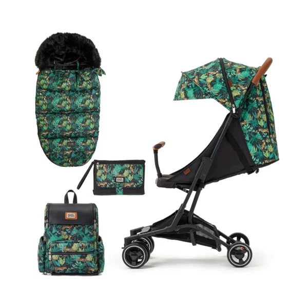 Bizzi Growin Compact Stroller Bundle - Jungle Roar