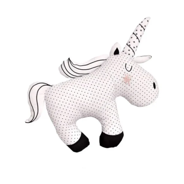 bizzi growin monochrome cushion unicorn new