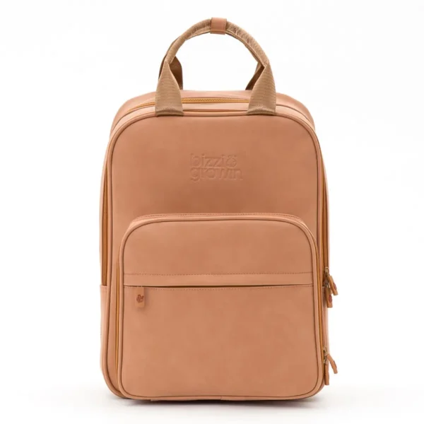 Bizzi Growin Vegan Leather Rucpod Travel Bag-Porcini