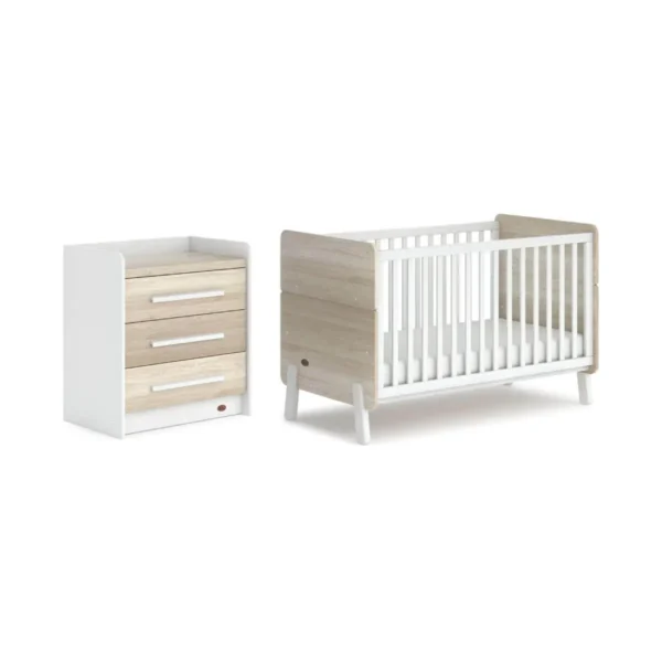 Boori Natty 2 Piece Room Set - White & Oak