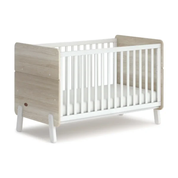 Boori Natty Cot Bed - White/Oak