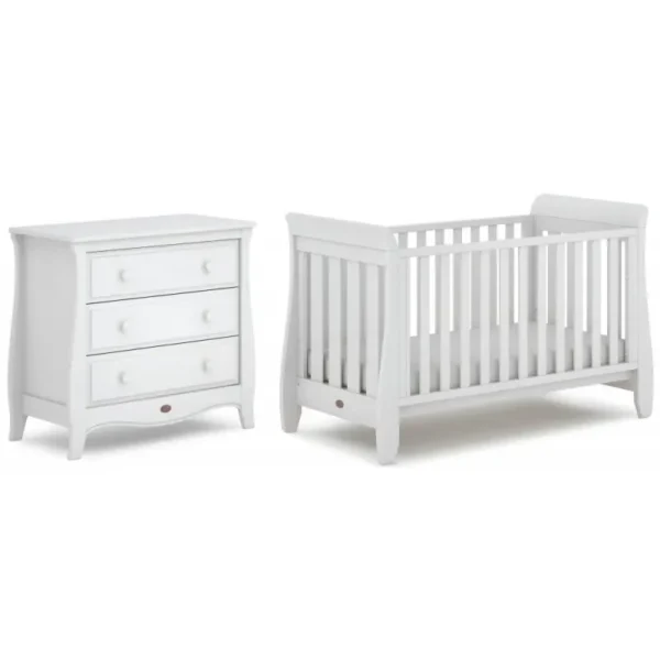 Boori Urbane Sleigh 2 Piece Roomset - Barley White