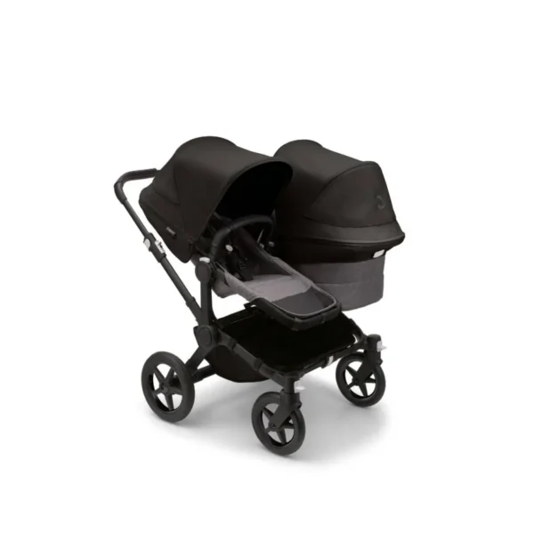 Bugaboo Donkey 5 Duo Styled By You Pushchair Black/Grey Melange/Midnight Black