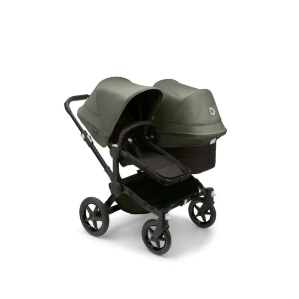 Bugaboo Donkey 5 Duo Styled By You Pushchair-Black/Midnight Black/Forest Green