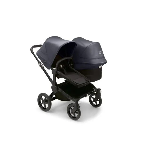 Bugaboo Donkey 5 Duo Styled By You Pushchair-Black/Midnight Black/Stormy Blue