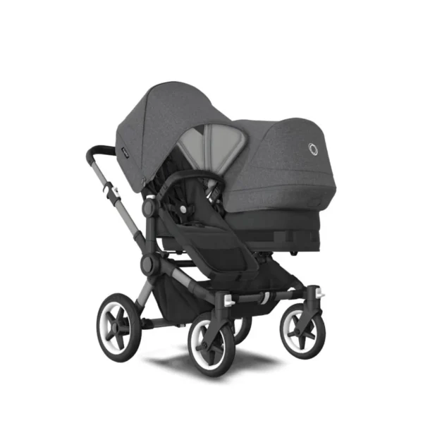 Bugaboo Donkey 5 Duo Styled By You Pushchair-Graphite/Midnight Black/Grey Melange