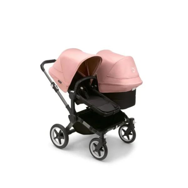 Bugaboo Donkey 5 Duo Styled By You Pushchair-Graphite/Midnight Black/Morning Pink