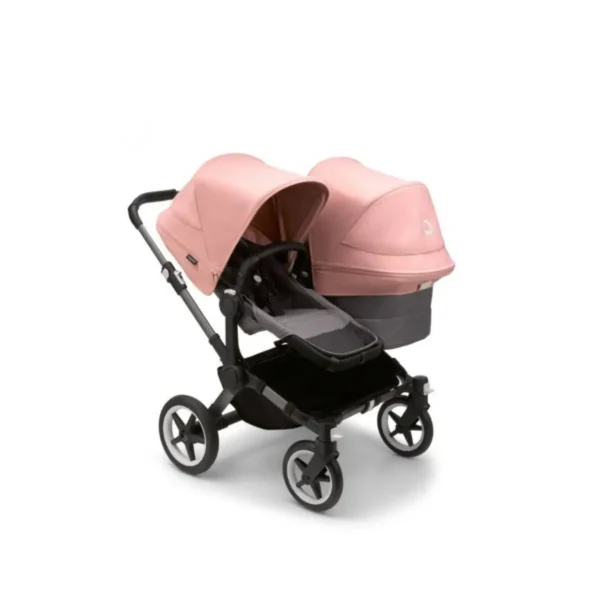 Bugaboo Donkey 5 Duo Styled By You Pushchair-Graphite/Grey Melange/Morning Pink