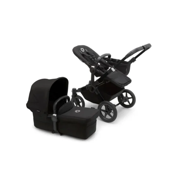 Bugaboo Donkey 5 Mono Complete Pushchair-Black/Midnight Black