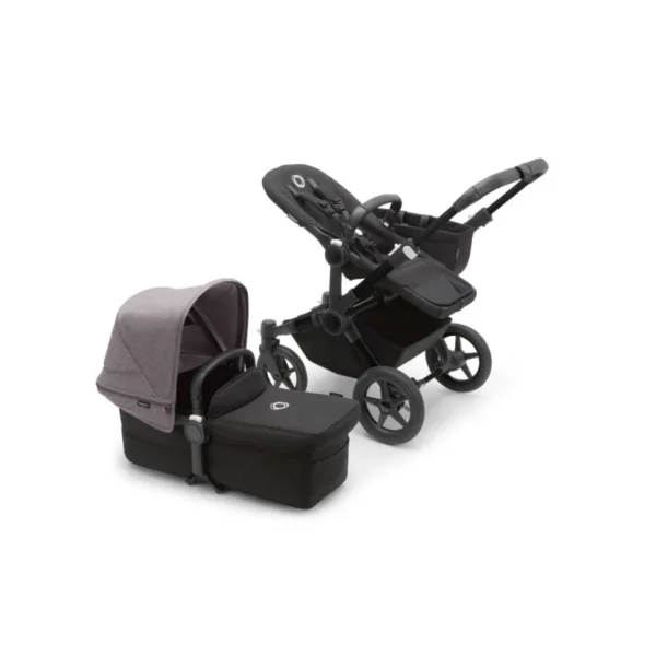 Bugaboo Donkey 5 Mono Styled By You Pushchair- Black/Midnight Black/Grey Melange