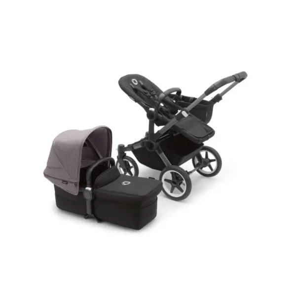 Bugaboo Donkey 5 Mono Styled By You Pushchair-Graphite/Midnight Black/Grey Melange