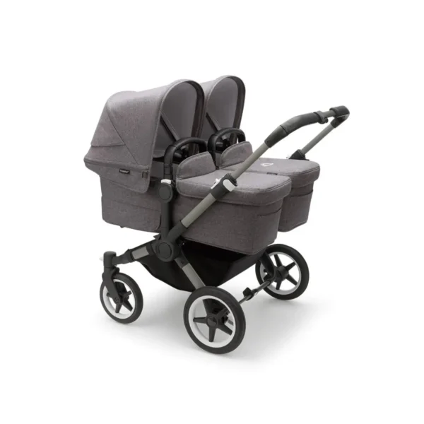 Bugaboo Donkey 5 Twin Pushchair-Graphite/Grey Melange