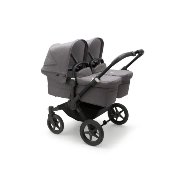 Bugaboo Donkey 5 Twin Styled By You Pushchair-Black/Grey Melange/Grey Melange