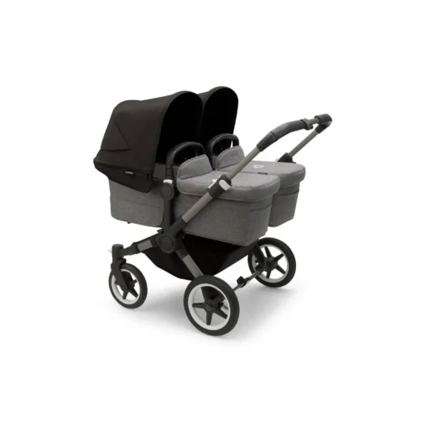 Bugaboo Donkey 5 Twin Styled By You Pushchair-Graphite/Grey Melange/Midnight Black