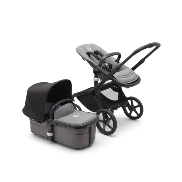 bugaboo fox 5 styled by you pushchair black grey melange midnight black