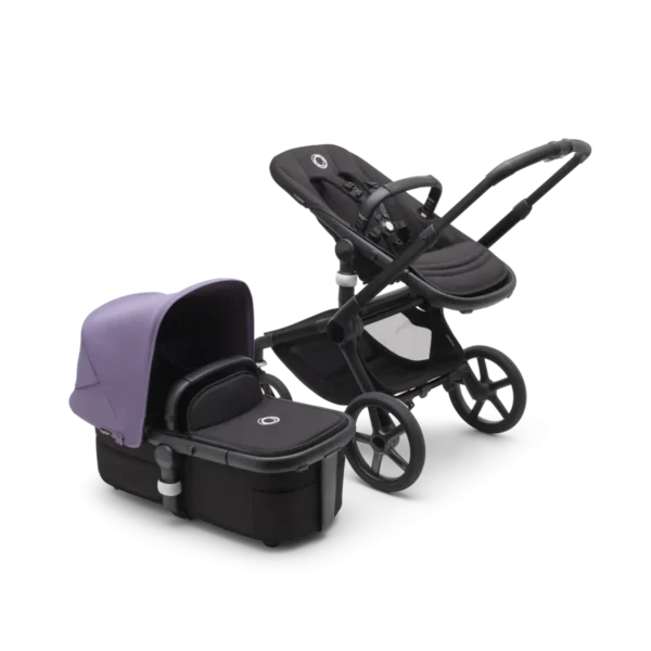 Bugaboo Fox 5 Styled By You Pushchair - Black/Midnight Black/Astro Purple