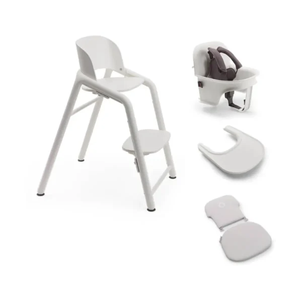 bugaboo giraffe highchair complete baby set white white