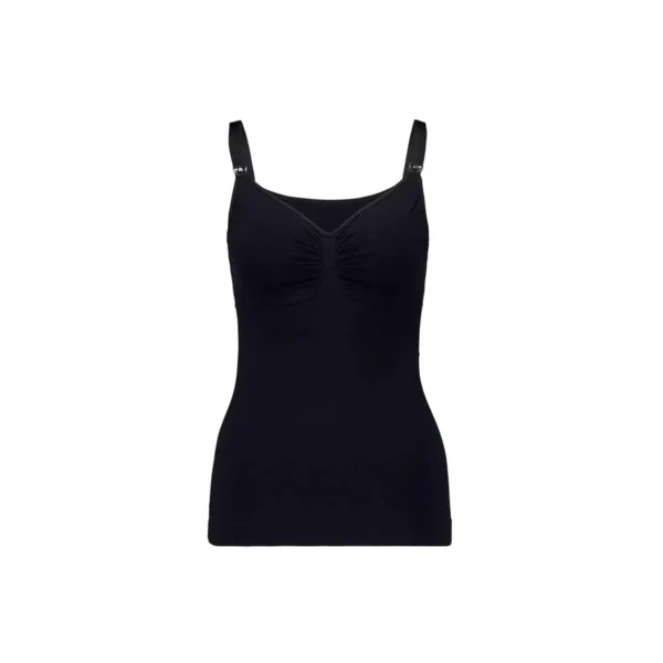 carriwell nursing shapewear top black size medium