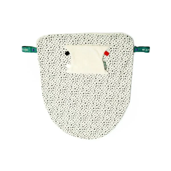 cheeky chompers baby travel blanket leopard spot