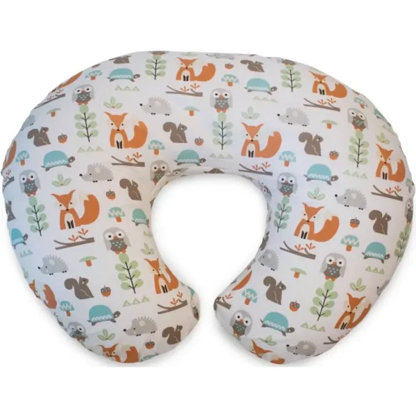 chicco boppy pillow cotton modern woodland