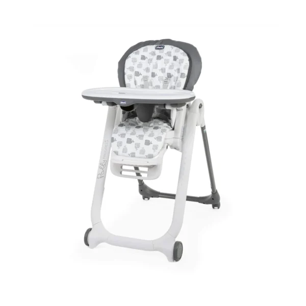 chicco polly progress highchair grey