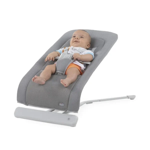 Chicco Rhythm'n'Sound Baby Bouncer-Cool Grey