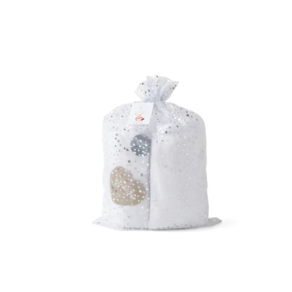 clair de lune dimple gift bag white