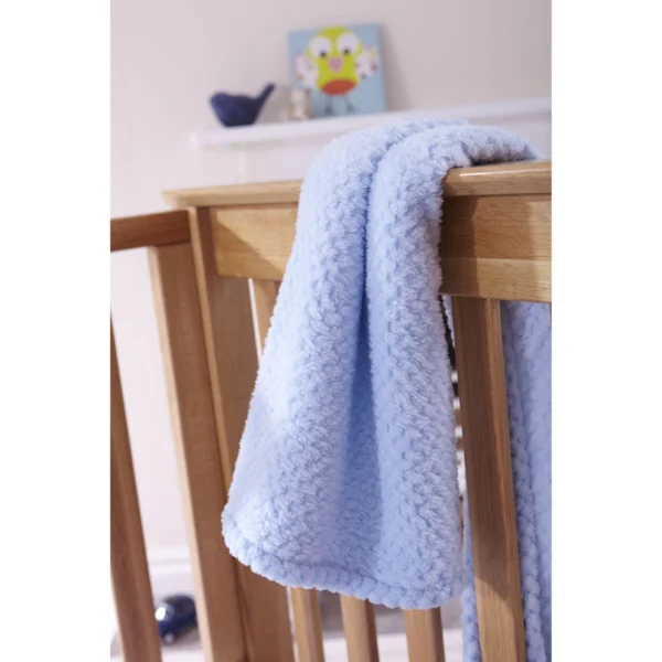 Clair De Lune Honeycomb Baby Blanket-Blue